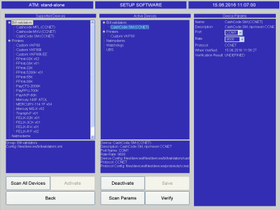 Tuning the device of payment terminal